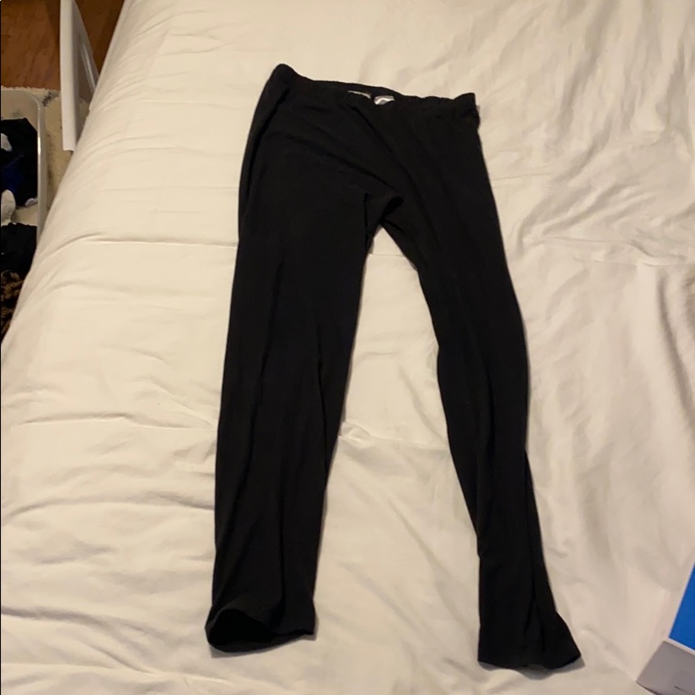 Suede leggings